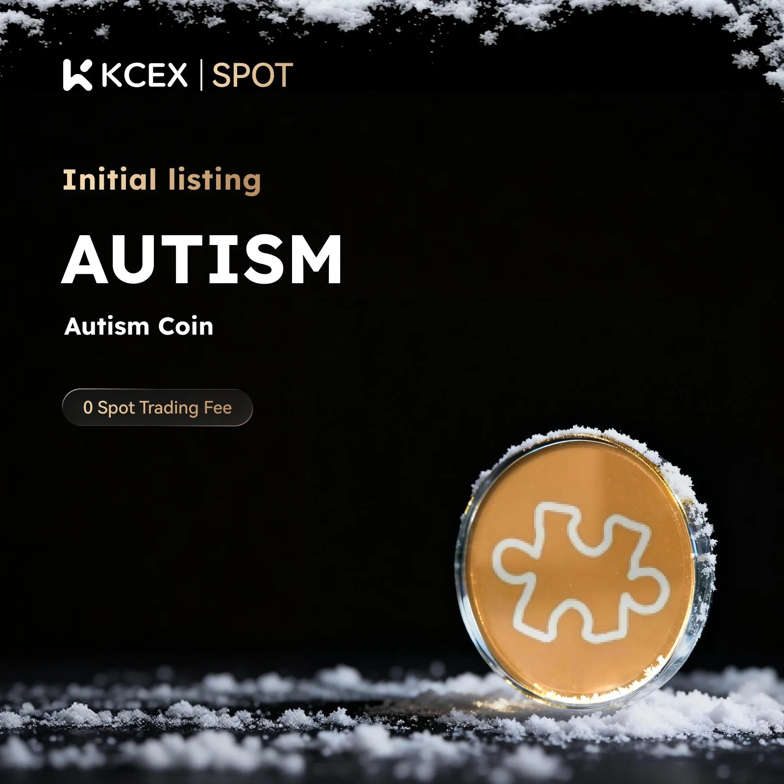 توکن AUTISM در ۲۷ فوریه به لیست صرافی کی سی ای ایکس افزوده شد